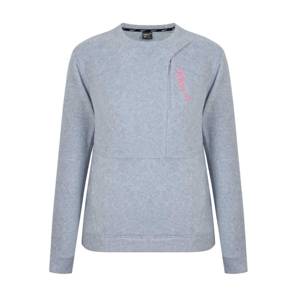Gelert Womens/Ladies Embroidered Fleece Sweatshirt / Light Grey